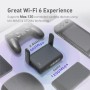 GL.iNet AXT1800 (Slate AX) Router WiFi 6 para el hogar y los Viajes, 1800 Mbps, WiFi 6 802.11ax, Doble Banda 2.4GHz/5GHz, 3 LAN