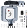 Enchufe Exterior Impermeable, Toma de Corriente IP66, Estanco con Interruptor, Conector de Cable y Tapa Abatible, para Cocina
