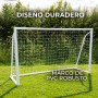 Porterías de Fútbol Impermeables Plegables Portátiles con Estuche Transporte y Hoja Objetivo de 5 Agujeros Puntería Equipo