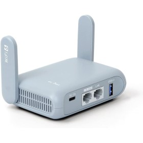 GL.iNet GL-MT3000 (Beryl AX) Enrutador WiFi 6 Portátil Para Casa y Viajes, Bi-Banda, Velocidad AX3000 (Hasta 3 Gbit/s),