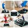 Ajuanbazha Alfombra Futbol Entrenamiento, 60x90 Cm Alfombra Futbol, Amortiguadora de Golpes Silenciosa Entrenamiento Futbol,