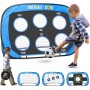 Bnlei Porteria Futbol Niños Plegable, Porterias de Futbol para Niños, Portería de Futbol para Jardin, 4 Modos Entrenamiento