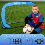 Bnlei Porteria Futbol Niños Plegable, Porterias de Futbol para Niños, Portería de Futbol para Jardin, 4 Modos Entrenamiento