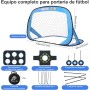 Bnlei Porteria Futbol Niños Plegable, Porterias de Futbol para Niños, Portería de Futbol para Jardin, 4 Modos Entrenamiento