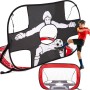 Lubibi Portería de Fútbol Plegable 2 en 1 para Niños, Portátil con Bolsa de Transporte, Red de Entrenamiento Al Aire Libre para