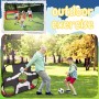 Lubibi Portería de Fútbol Plegable 2 en 1 para Niños, Portátil con Bolsa de Transporte, Red de Entrenamiento Al Aire Libre para