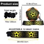 XPEX Entrenador de fútbol Equipo de banda elástica para entrenamiento individual con cinturón ajustable para niños
