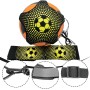 XPEX Entrenador de fútbol Equipo de banda elástica para entrenamiento individual con cinturón ajustable para niños