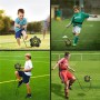 XPEX Entrenador de fútbol Equipo de banda elástica para entrenamiento individual con cinturón ajustable para niños