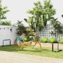 HOMCOM portería de fútbol Juego de 2 porterías de fútbol Plegables con Marco de Metal para niños y Adultos, jardín, 90 x 36 x 60