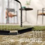 HOMCOM portería de fútbol Juego de 2 porterías de fútbol Plegables con Marco de Metal para niños y Adultos, jardín, 90 x 36 x 60