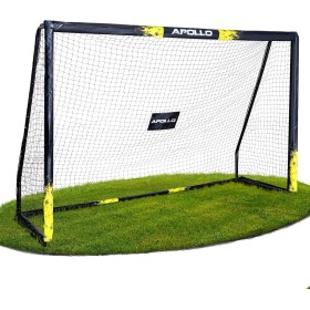 Apollo Goal Master - Portería de fútbol para niños y adultos, ideal para el jardín, portería de fútbol para futbolín, disponible