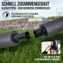 Apollo Goal Master - Portería de fútbol para niños y adultos, ideal para el jardín, portería de fútbol para futbolín, disponible