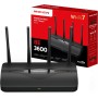 Mercusys MR27BE | Router WiFi 7 de Doble Banda BE3600Mbps, Puertos de 2,5 Gbps, 4 Antenas de Alta Ganancia, Canales de 160 MHz,