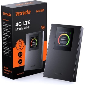 Tenda MF6 - Router 4G SIM Portátil Móvil, WiFi Portatil Cat4 WiFi 6 AX300, MiFi 4G con Batería Recargable de 2100mAh, Puerto