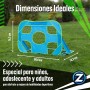 ZETAPEX Porteria de Futbol Plegable para Niños – Mini Porterias de Futbol para Jardin y Entrenamiento – Compactas y Resistentes