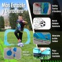 ZETAPEX Porteria de Futbol Plegable para Niños – Mini Porterias de Futbol para Jardin y Entrenamiento – Compactas y Resistentes