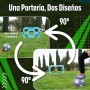 ZETAPEX Porteria de Futbol Plegable para Niños – Mini Porterias de Futbol para Jardin y Entrenamiento – Compactas y Resistentes