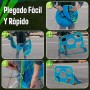 ZETAPEX Porteria de Futbol Plegable para Niños – Mini Porterias de Futbol para Jardin y Entrenamiento – Compactas y Resistentes