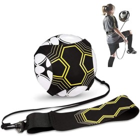 Ksvaye Fútbol/Voleibol/Rugby Kick Throw Trainer Entrenamiento Solo Practice Training Habilidades de Control de Ayuda Cinturón de