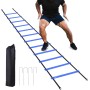 Ohuhu Agility Ladder, 4M 8 de Agility Ladder Speed Ladder for Football Speed Entrenamiento with Black Carry Case