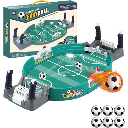 CHmiss Juego de Futbolín para Padres e Hijos, Juego Interactivo de Mesa de Fútbol, Mesa de Juego de Futbolín, Regalo De Juguete