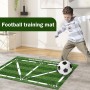 Football Training Mat, Non Slip Soccer Skills Training Mat, Non-Slip Shock Dribble Silent Soccer Sports Mat, Football Training