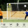 ATSGJLZN Portería de Futbol para Niños,Porterías de Futbol Portatil Niños para una Mayor Precisión de Disparo (45 x 60 cm,