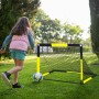 TTCB Sports Portería de Fútbol para Niños - 120x90x90cm Pop Up 2 en 1 Porterías de Fútbol, 5 Disparar y Bolsa de Transporte,