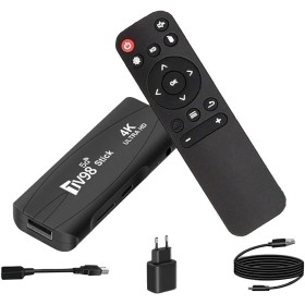 NATHA TV98 TV Stick 1G+8G Android12.1 2.4G 5G WiFi Android Smart TV Box 4K 60Fps Decodificador (Enchufe de la UE)