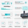 GL.iNet GL-BE3600 (Slate 7) Routers de Viaje Portátil, Gigabit Wi-Fi 7 Bolsillo de Doble banda, Compatible con OpenVPN y