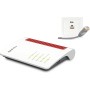 Fritz!Box 7530 AX International - Router WiFi 6, Banda Dual (1800 Mbps 5 GHz y 600 Mbps 2,4 GHz), Mesh, 4 x LAN Gigabit, 1 x USB