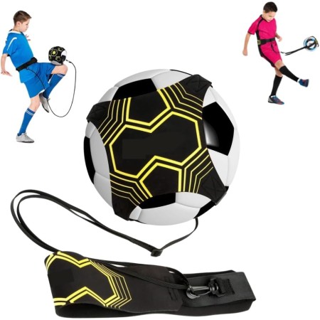 Cinturón Entrenamiento Fútbol Patadas | Practica Tus Patadas con Este Cinturón de Entrenamiento de Fútbol con Banda Elástica.