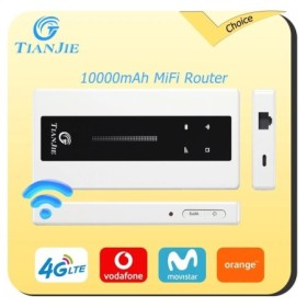 TIANJIE-enrutador WiFi MF710 4G Cat4, Router inalámbrico de 300Mbps, p