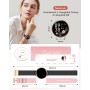 Sanorum Reloj Inteligente Mujer con Llamadas, 1.27'' Smartwatch Mujer Función Femenina, 120+ Modos Deportivos, 24H Pulsometro,