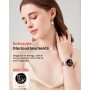 Sanorum Reloj Inteligente Mujer con Llamadas, 1.27'' Smartwatch Mujer Función Femenina, 120+ Modos Deportivos, 24H Pulsometro,