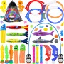 KIMIGO Juguetes de Buceo,Piscina Niños Juguetes,Juegos Piscina para Niños,Juegos de Agua para Piscina,Juguetes para Nadar Bajo