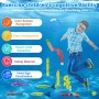 KIMIGO Juguetes de Buceo,Piscina Niños Juguetes,Juegos Piscina para Niños,Juegos de Agua para Piscina,Juguetes para Nadar Bajo