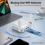 WAVLINK AX3000 Wi-Fi 6 Router VPN portátil de viaje, alimentación USB-C de bolsillo Gigabit LAN WAN, OpenVPN, WireGuard,