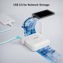 WAVLINK AX3000 Wi-Fi 6 Router VPN portátil de viaje, alimentación USB-C de bolsillo Gigabit LAN WAN, OpenVPN, WireGuard,