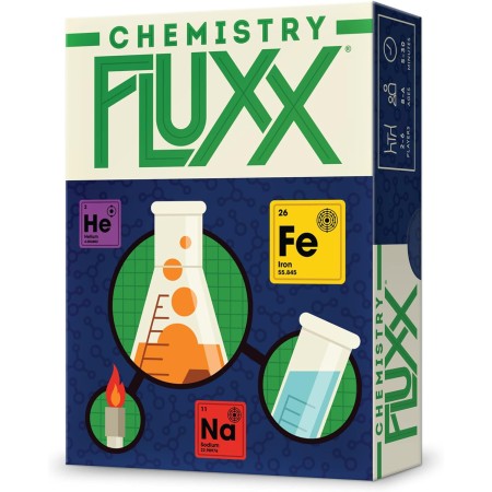 Looney Labs , Chemistry Fluxx, Board Game, Ages 8+, 2 to 6 Players, 5 to 30 Minutes Playing Time