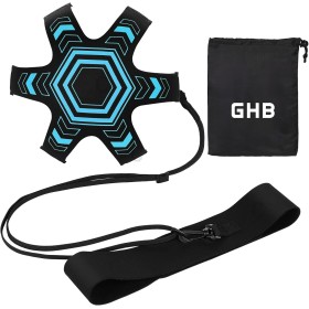 GHB Fútbol Kick Throw Trainer Entrenamiento Fútbol Niño Accesorios Practice Solo Futbol Habilidades de Control de Ayuda Cinturón