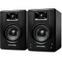 M-Audio BX3 Pair - Par de Monitores de estudio, Altavoces para PC de sobremesa de 120 W para videojuegos, producción musical,