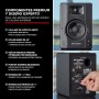 M-Audio BX3 Pair - Par de Monitores de estudio, Altavoces para PC de sobremesa de 120 W para videojuegos, producción musical,