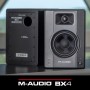 M-Audio BX3 Pair - Par de Monitores de estudio, Altavoces para PC de sobremesa de 120 W para videojuegos, producción musical,