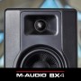 M-Audio BX3 Pair - Par de Monitores de estudio, Altavoces para PC de sobremesa de 120 W para videojuegos, producción musical,