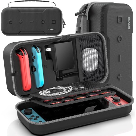 OIVO Funda para Nintendo Switch/OLED, Funda de Transporte para Consola y Accesorios de Nintendo Switch, Funda de Viaje Switch