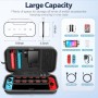 OIVO Funda para Nintendo Switch/OLED, Funda de Transporte para Consola y Accesorios de Nintendo Switch, Funda de Viaje Switch