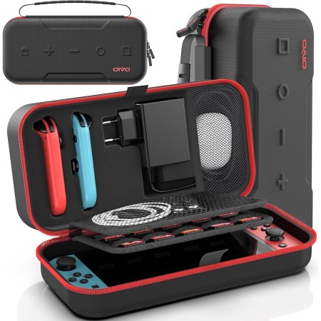 OIVO Funda para Nintendo Switch/OLED, Funda de Transporte para Consola y Accesorios de Nintendo Switch, Funda de Viaje Switch