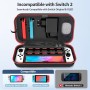 OIVO Funda para Nintendo Switch/OLED, Funda de Transporte para Consola y Accesorios de Nintendo Switch, Funda de Viaje Switch